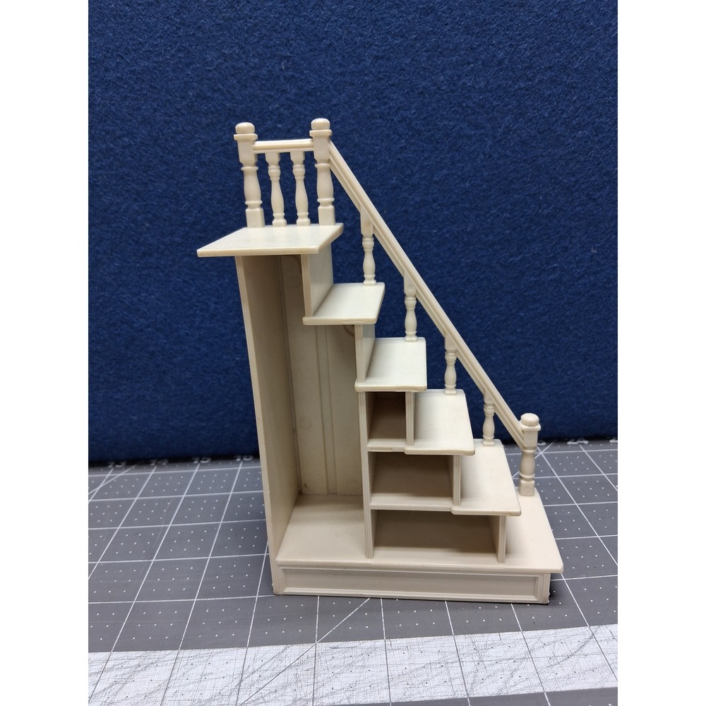 Calico Critters Dollhouse Staircase Cream Victorian Miniature Steps - Picture 3 of 11